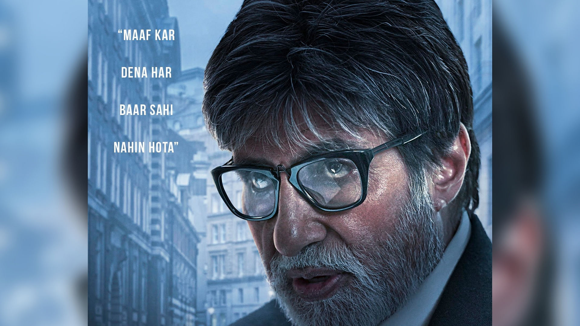 Amitabh Bachchan in a poster for <i>Badla</i>.