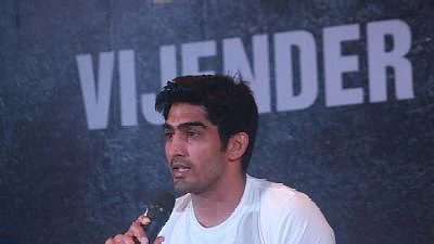 File photos of Vijender Singh.
