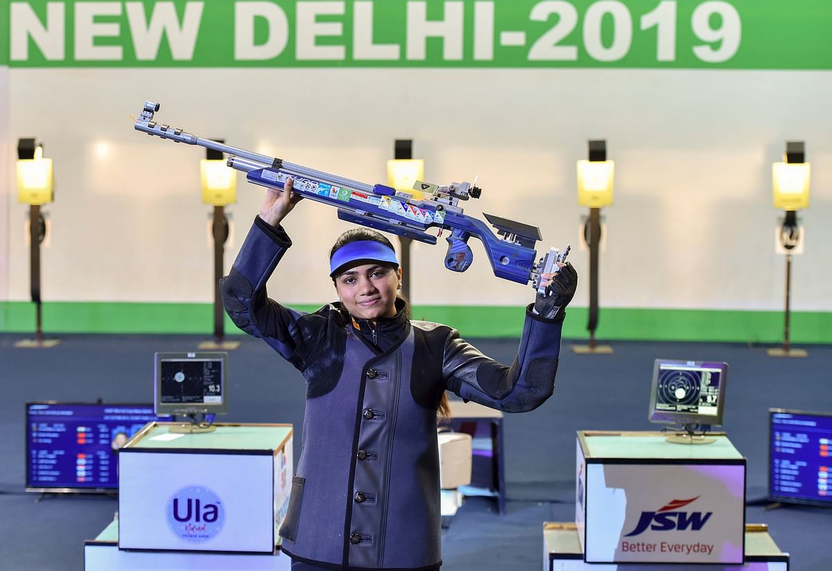 Chandela shattered the world record on her way to the women’s 10m air rifle gold at the ISSF World Cup.