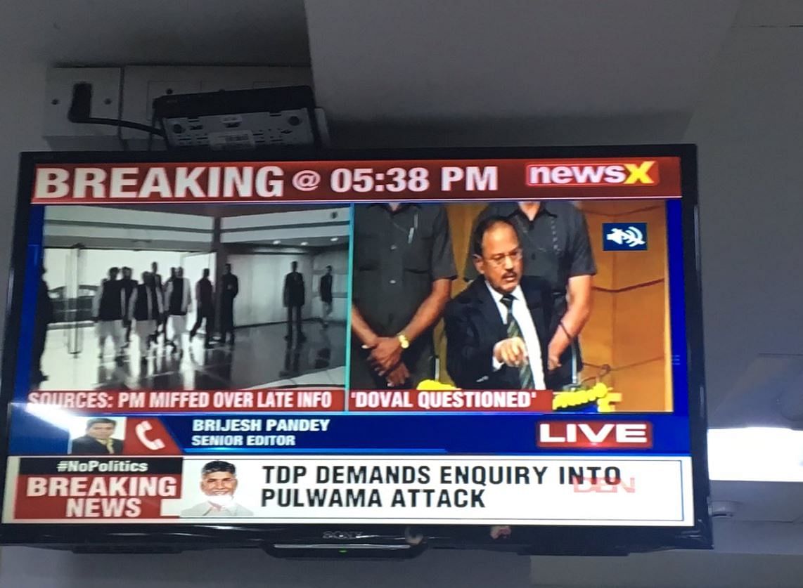 A news report, which has now been deleted, said PM Modi was “miffed” at NSA Doval for “late info” on the attack.