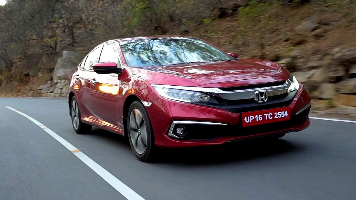 2019 Honda Civic launched in India at a starting price or Rs 17.69 lakh for the petrol & Rs 20.49 for diesel.
