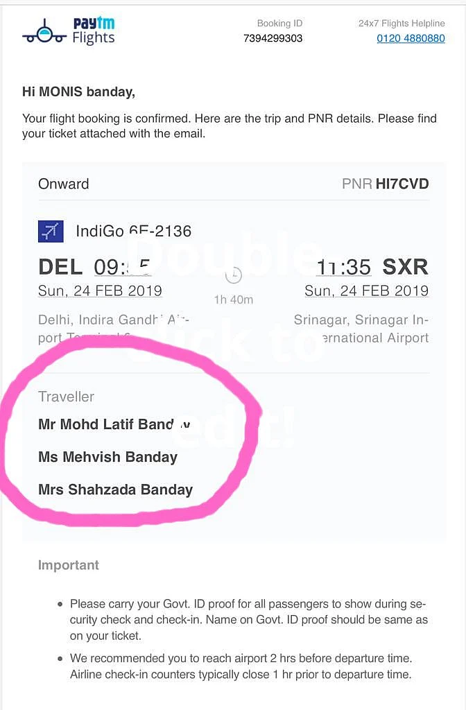 Security Protocol: IndiGo on Kashmiri Family Stopped From Boarding