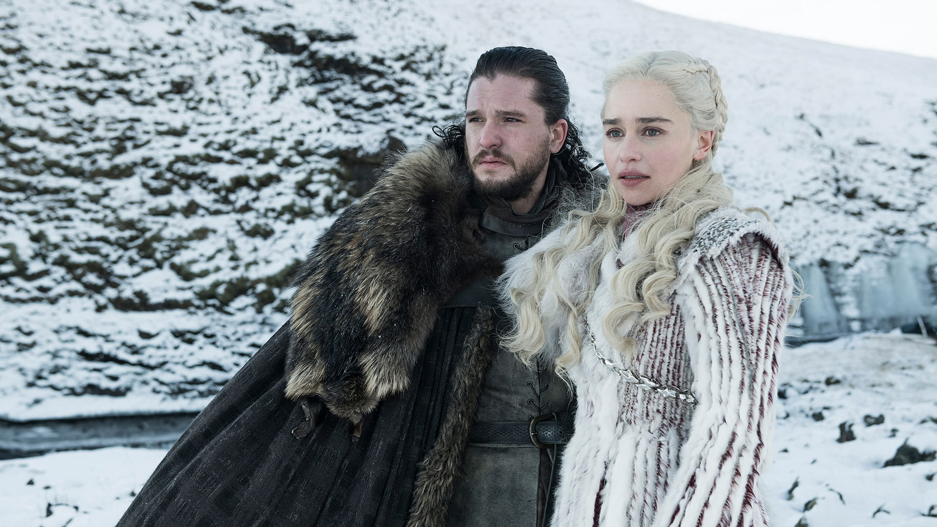 Jon Snow and Daenerys Targaryen.&nbsp;