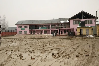 Pulwama: The tuition-cum-coaching centre that was being run in a private school called