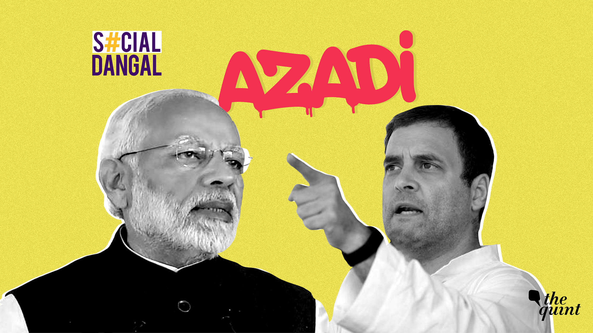 Both the parties posted videos with a reworked Azadi song from Gully Boy.&nbsp;