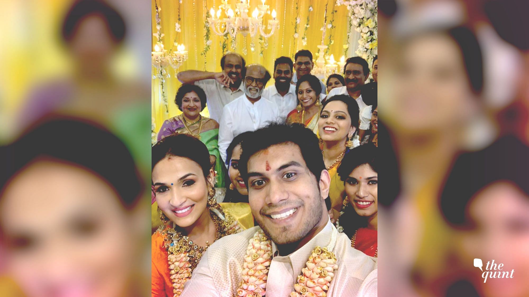 The first pictures of Soundarya Rajinikanth and Vishagan Vanangamudi’s pre-wedding celebrations are here. 