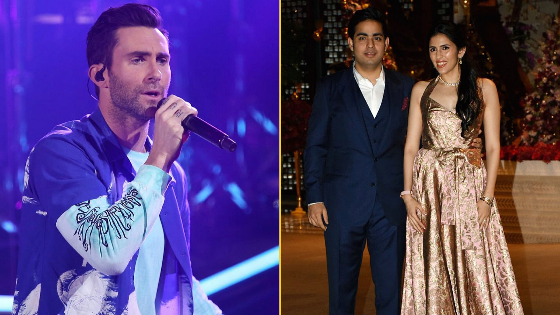 Maroon 5, fronted by singer Adam Levine, is reportedly set to perform at Akash Ambani and Shloka Mehta’s sangeet.