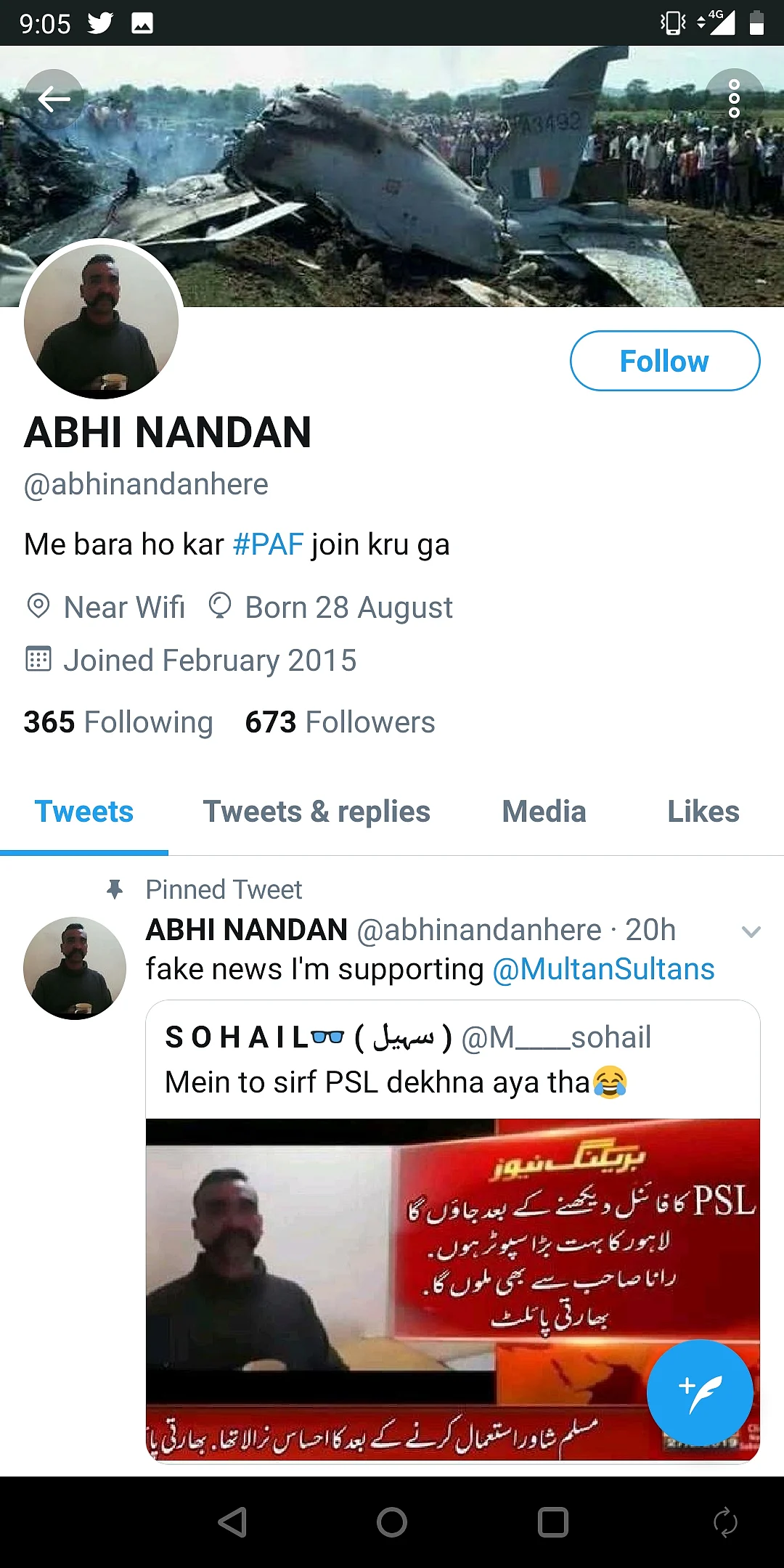 These Fake Accounts Impersonate Abhinandan, Gain Followers