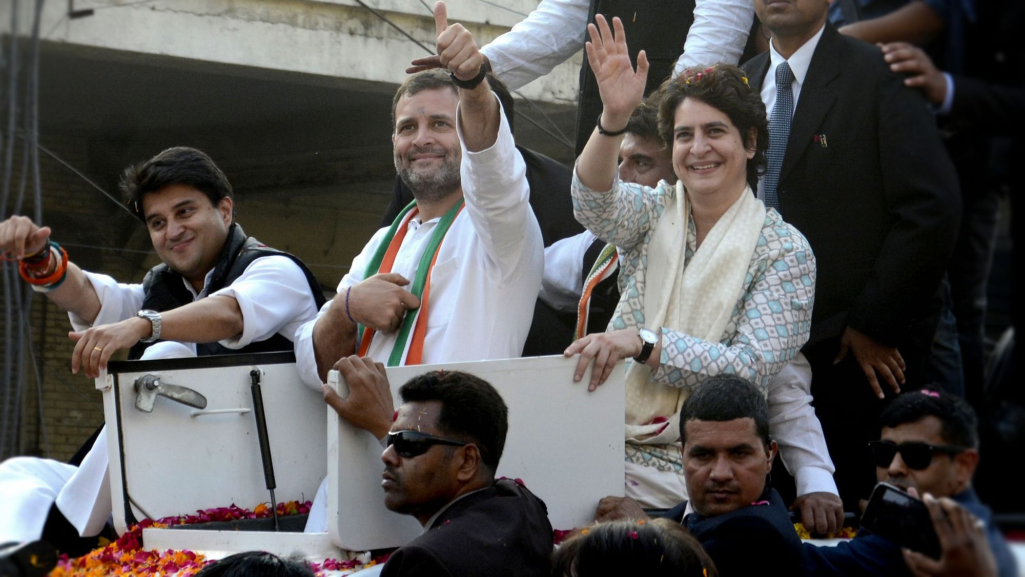 Congress president Rahul Gandhi has placed 41 Lok Sabha constituencies in Uttar Pradesh under the charge of Priyanka Gandhi Vadra and 39 parliamentary segments under Jyotiraditya Scindia.