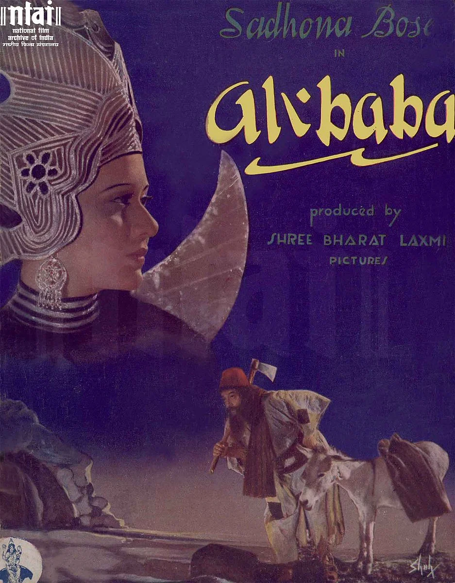 A poster for Bose’s film <i>Alibaba</i>.