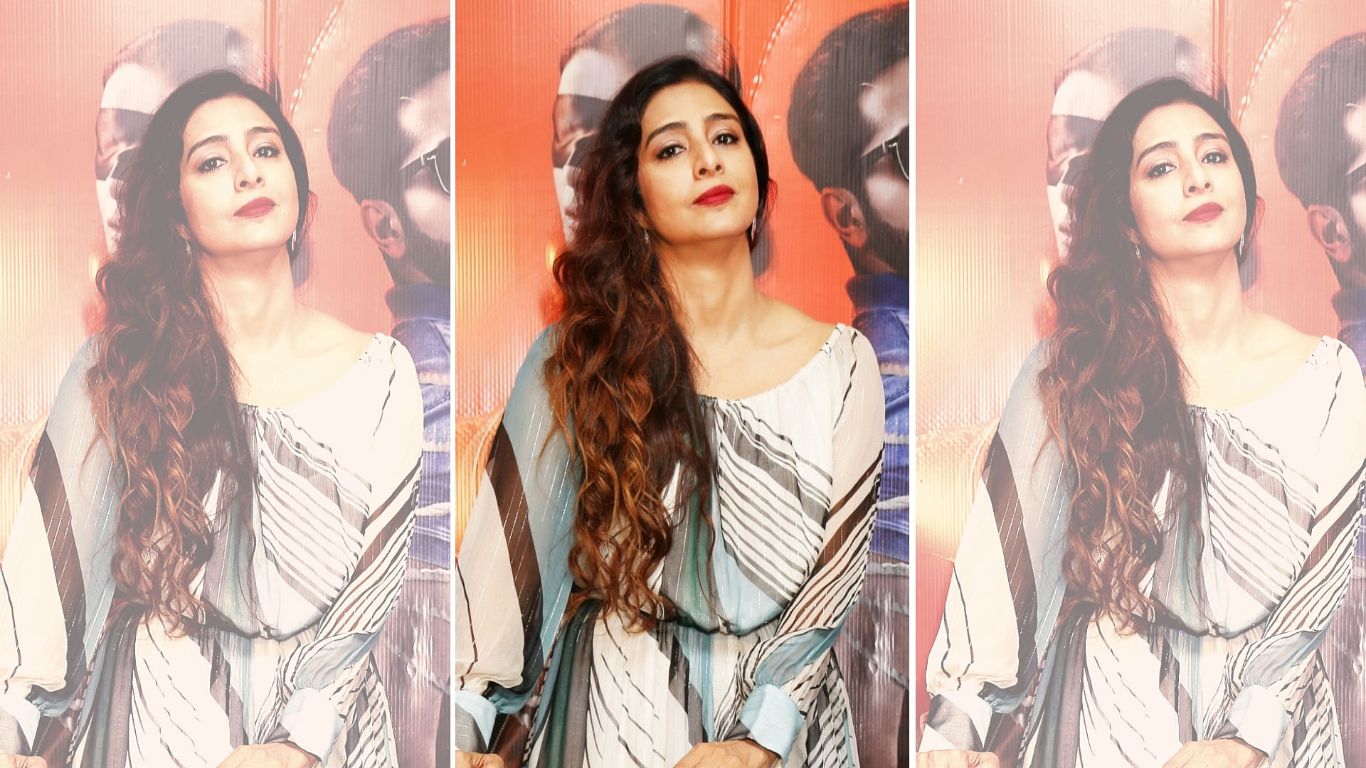 Tabu at a promotional event for <i>Andhadhun</i>.