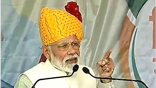 Modi was addressing a rally in Tonk, Rajasthan.&nbsp;