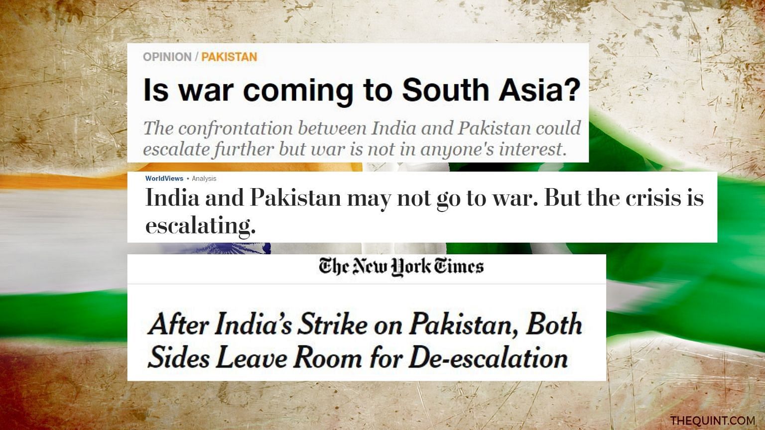 Post Pulwama, there has been escalating tension between India and Pakistan.