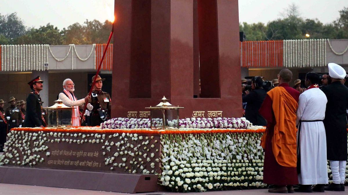 PM Modi attends Dedication Ceremony of National War Memorial in New Delhi.&nbsp; Image used for representational purposes.