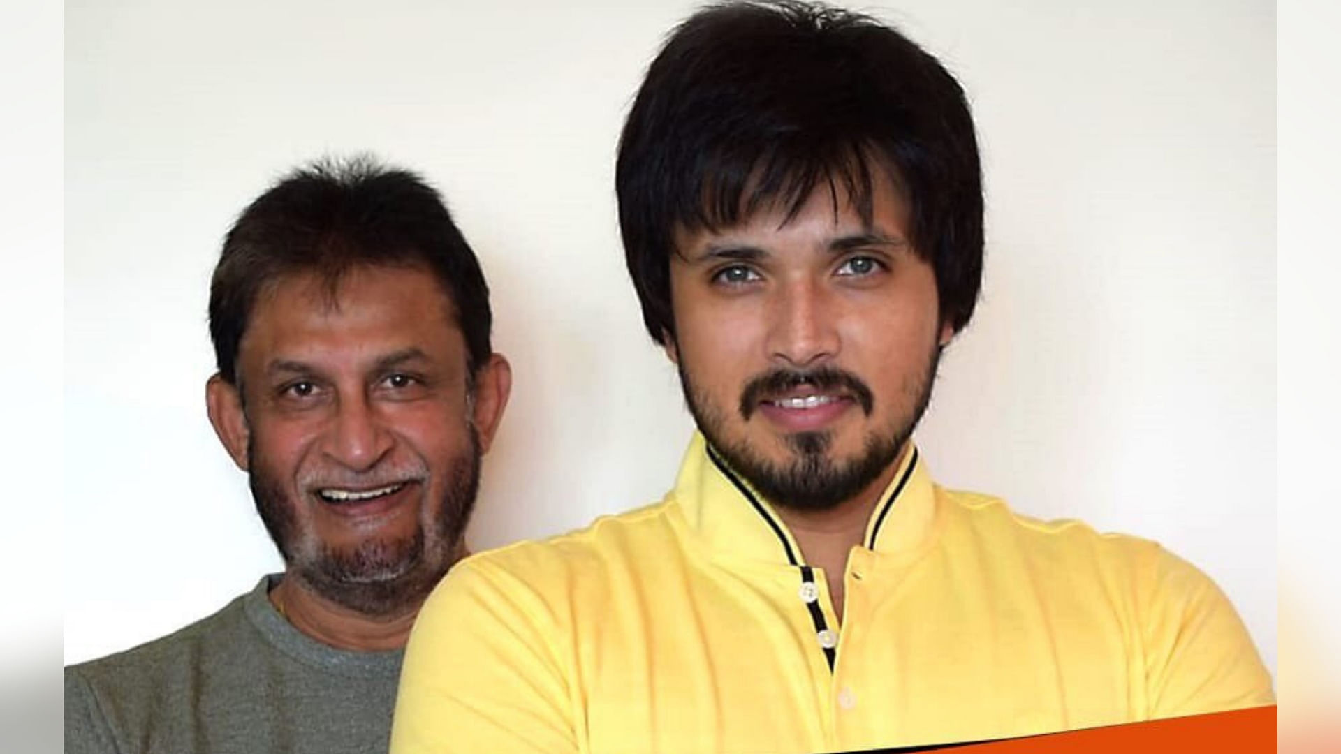 Sandeep Patil with son Chirag.