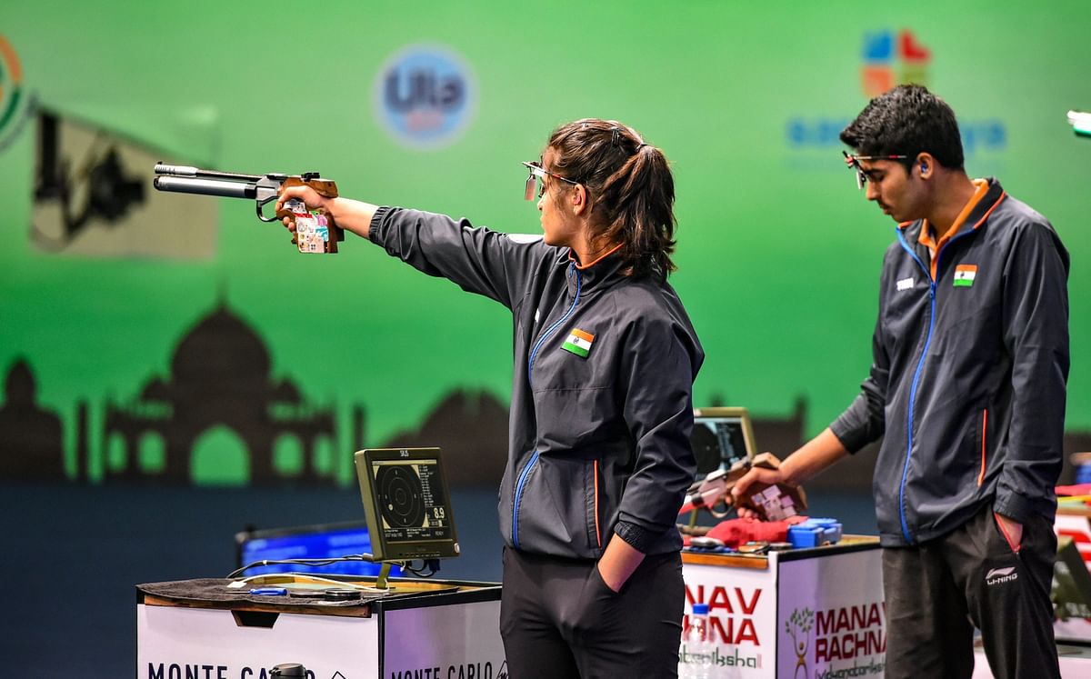 India’s Manu Bhaker and Saurabh Chaudhary clinched a gold in the 10m Air Pistol Mixed Team of the ISSF World Cup.