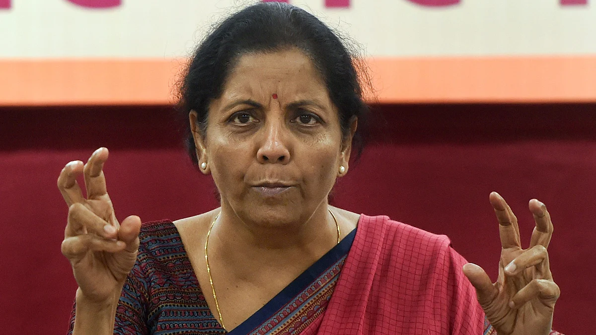 File image of Finance Minister Nirmala Sitharaman.