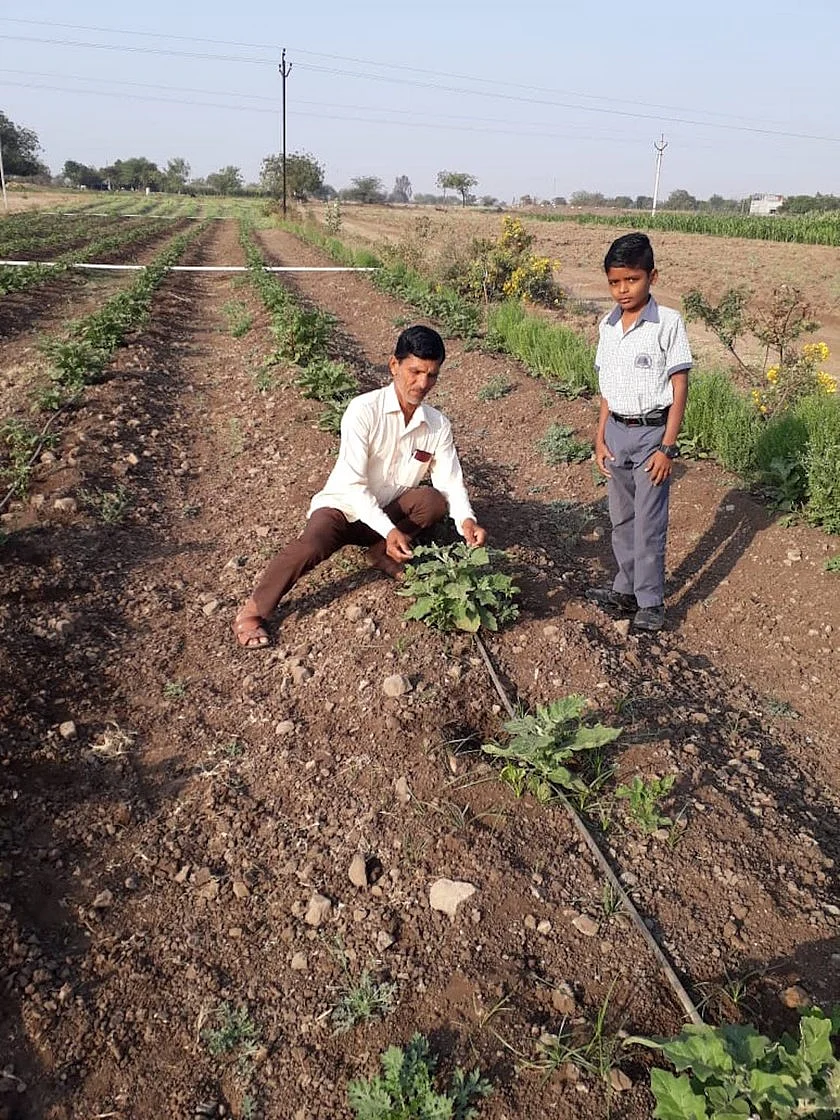 Giving up on ZP schools, Dattaray Surve has now enrolled his son Vivek in a private school.