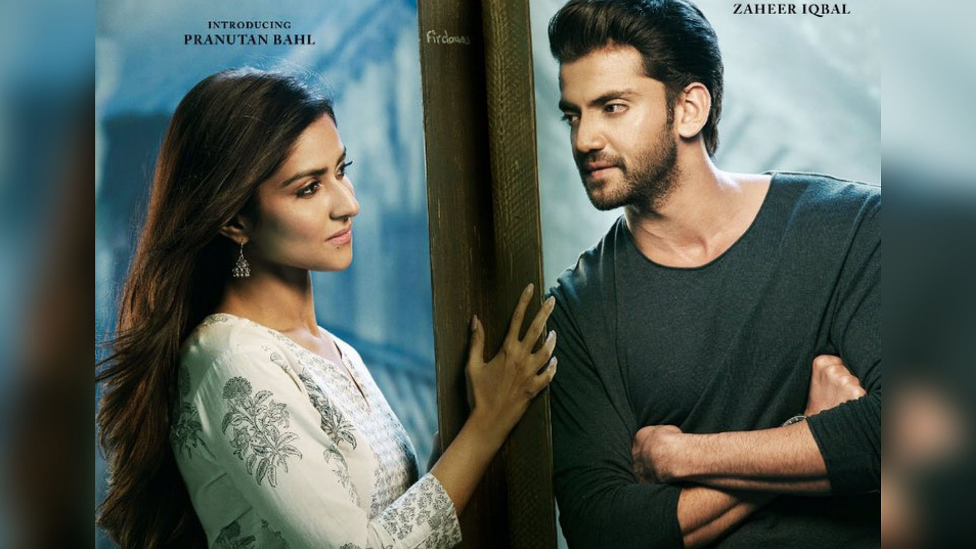 A poster for <i>Notebook</i> featuring Pranutan and Zaheer Iqbal.