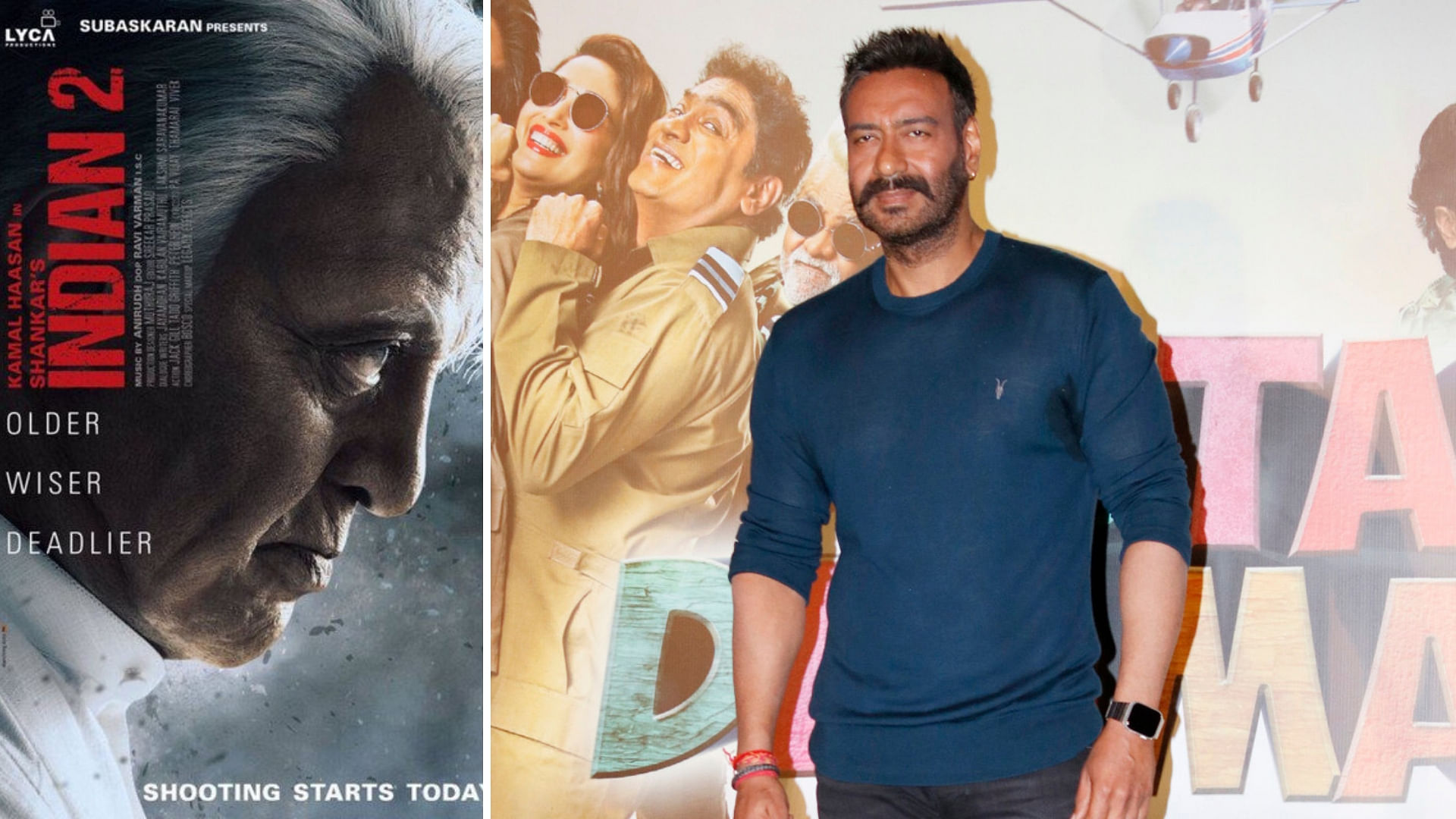 Ajay Devgn declined a role opposite Kamal Haasan in <i>Indian 2</i>.
