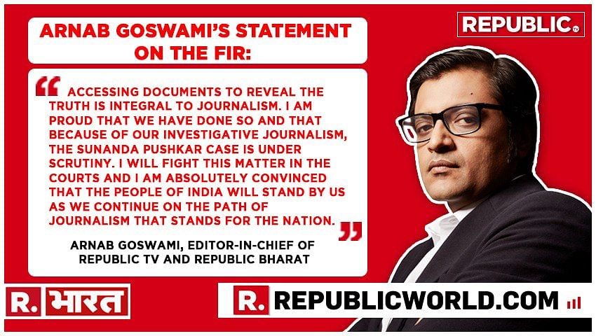 A Delhi court has ordered registration of an FIR against Republic TV and Arnab Goswami based on Tharoor’s complaint.