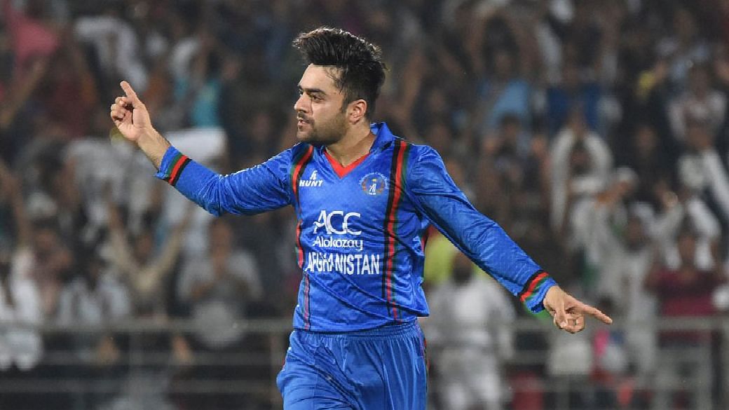 Rashid Khan ended with figures of three for 13 in three overs.