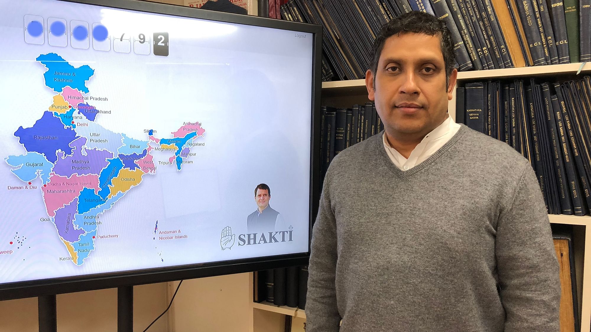 Praveen Chakravarty, Chairperson of the Congress’ Data Analytics department.
