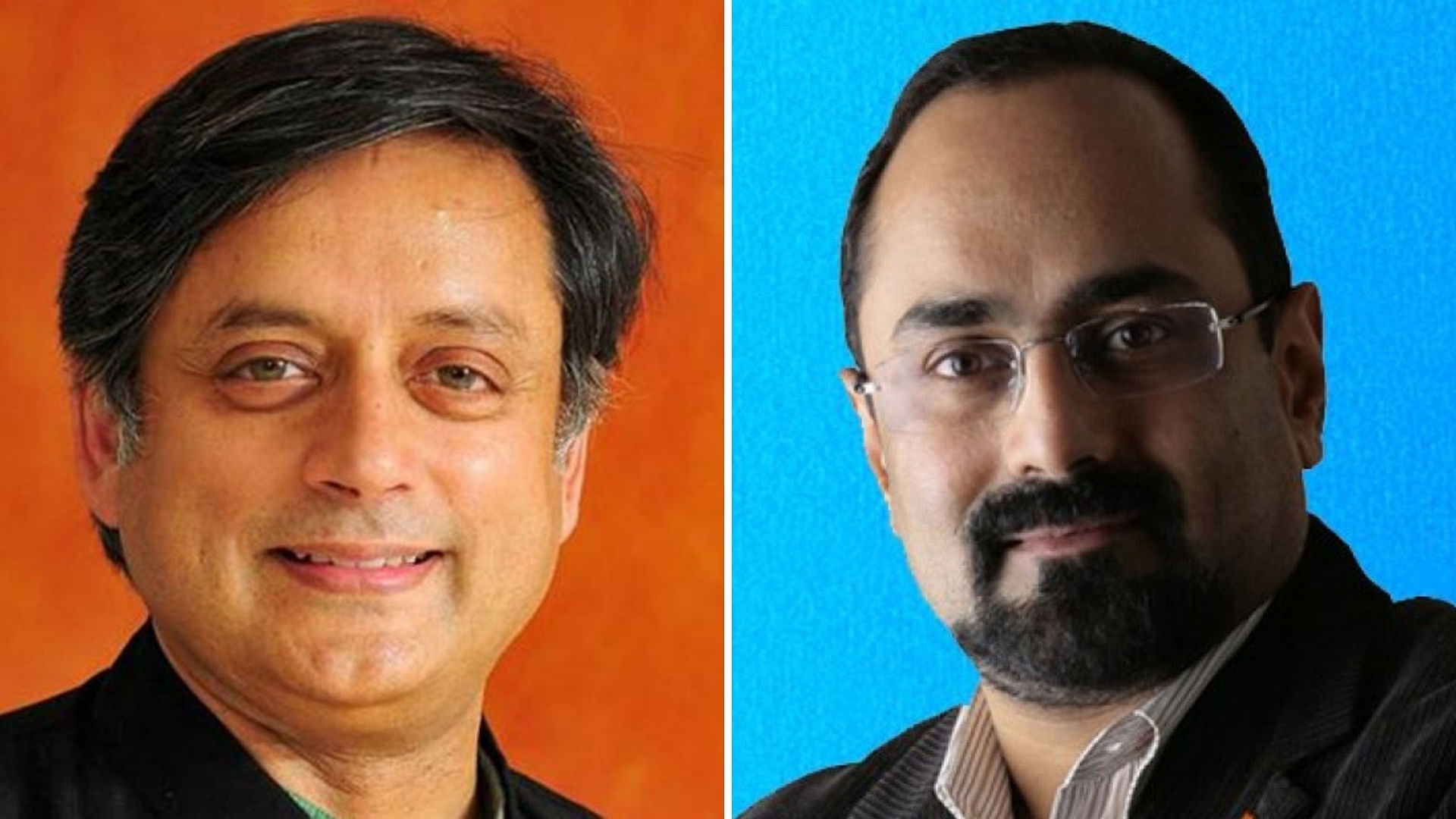Shashi Tharoor and Rajeev Chandrasekhar.&nbsp;