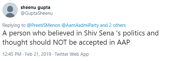 New AAP member Neeraj Sethi had referred to 6 December (the date of the Babri demolition) as ‘Shaurya Divas’.