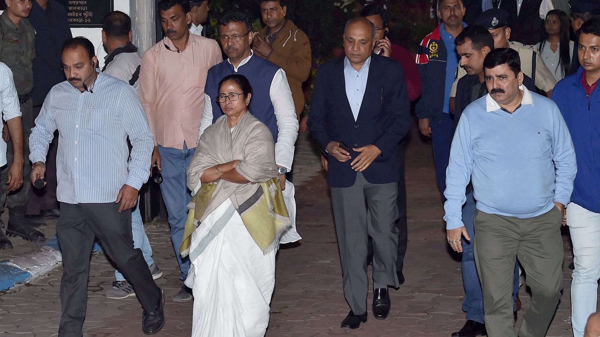 Mamata Banerjee, one of the prime movers behind the effort to cobble together an anti-BJP alliance ahead of the Lok Sabha polls, claimed the CBI knocked on the doors of Rajeev Kumar without a search warrant.