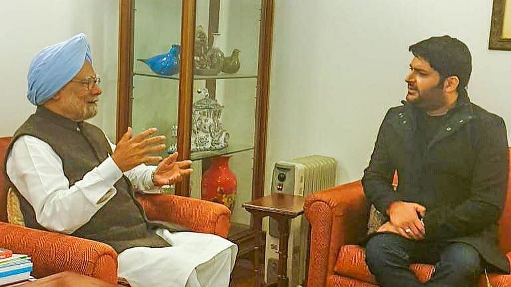 PM Manmohan Singh and TV star Kapil Sharma.