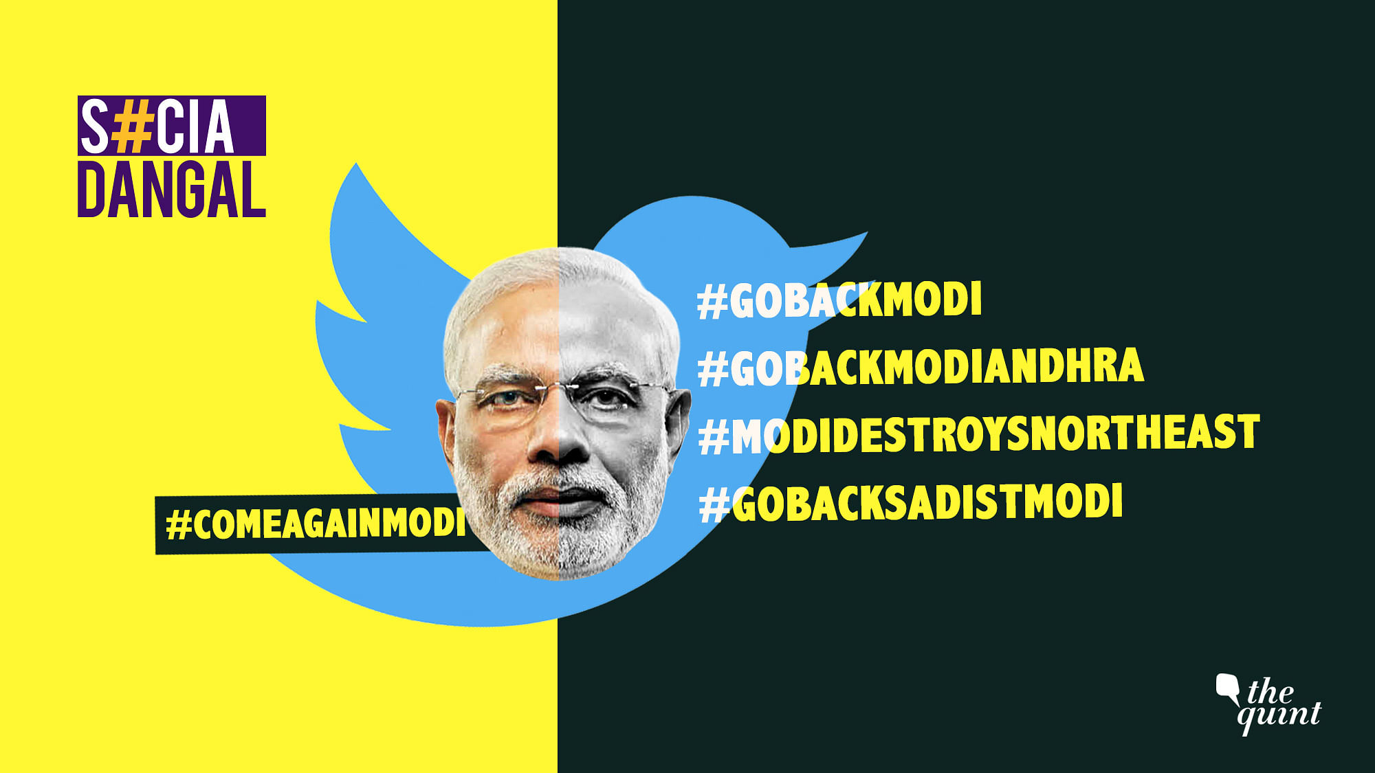 PM Modi faced a fair bit of resistance both online and offline on his recent visits.