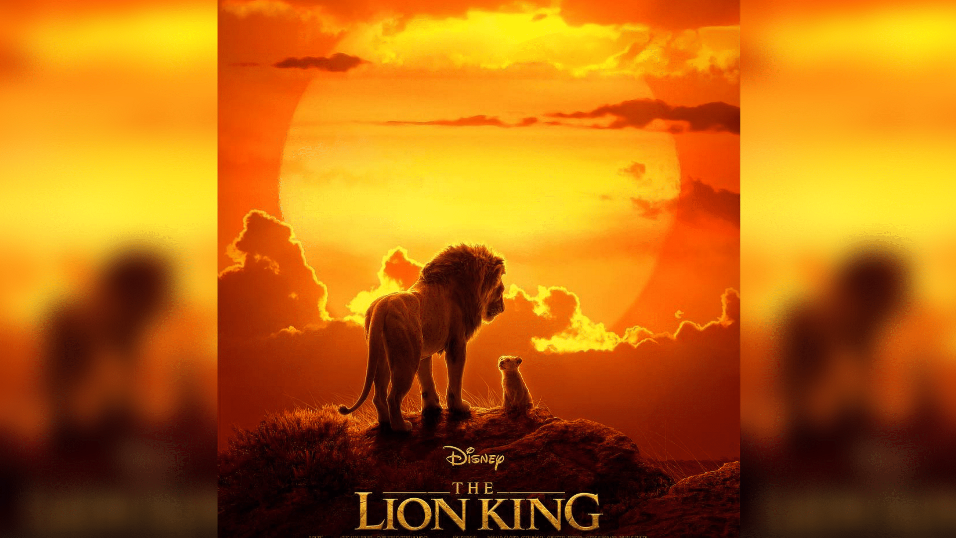 A poster for <i>The Lion King</i>.