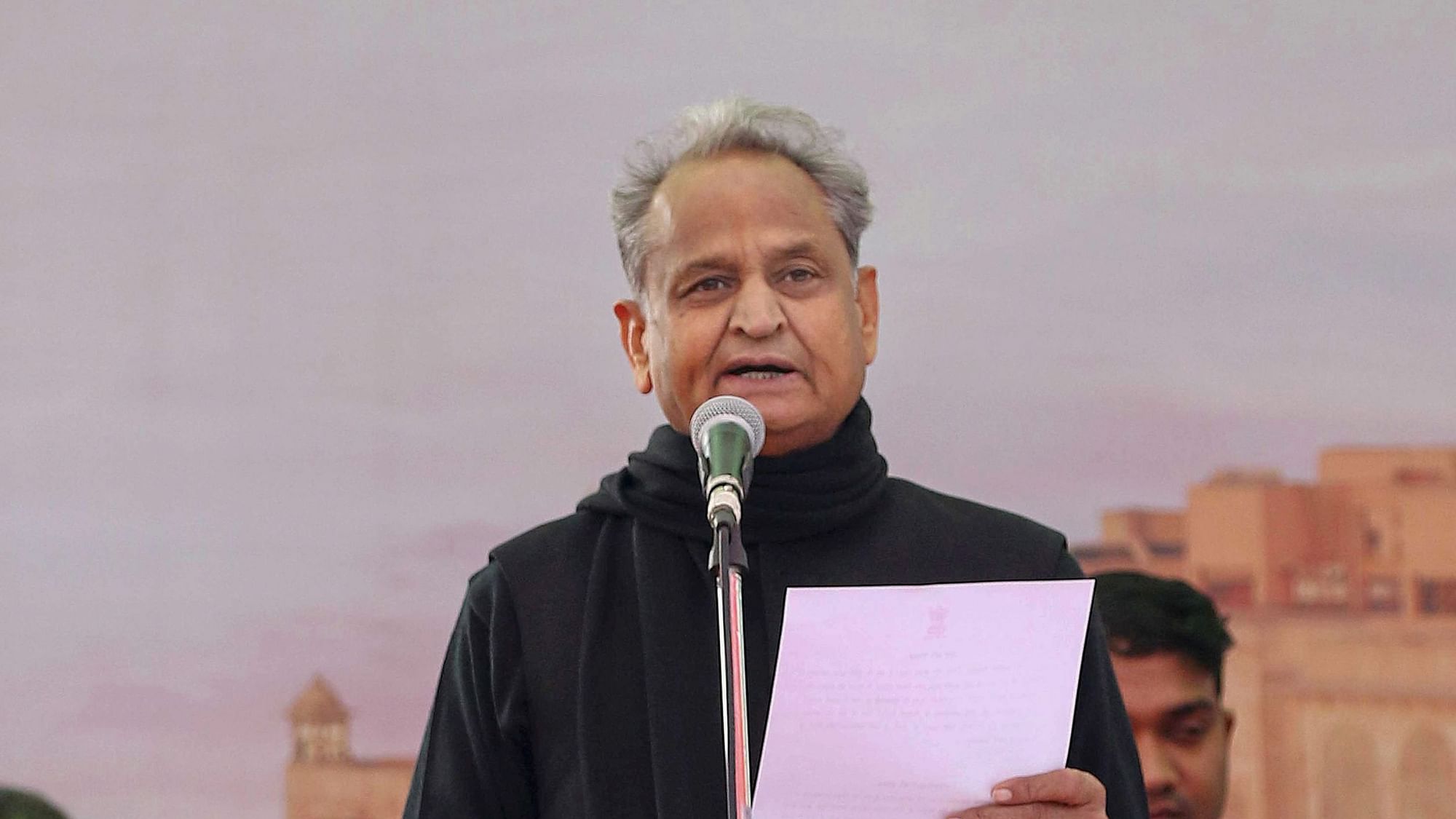 Chief Minister of Rajasthan Ashok Ghelot.