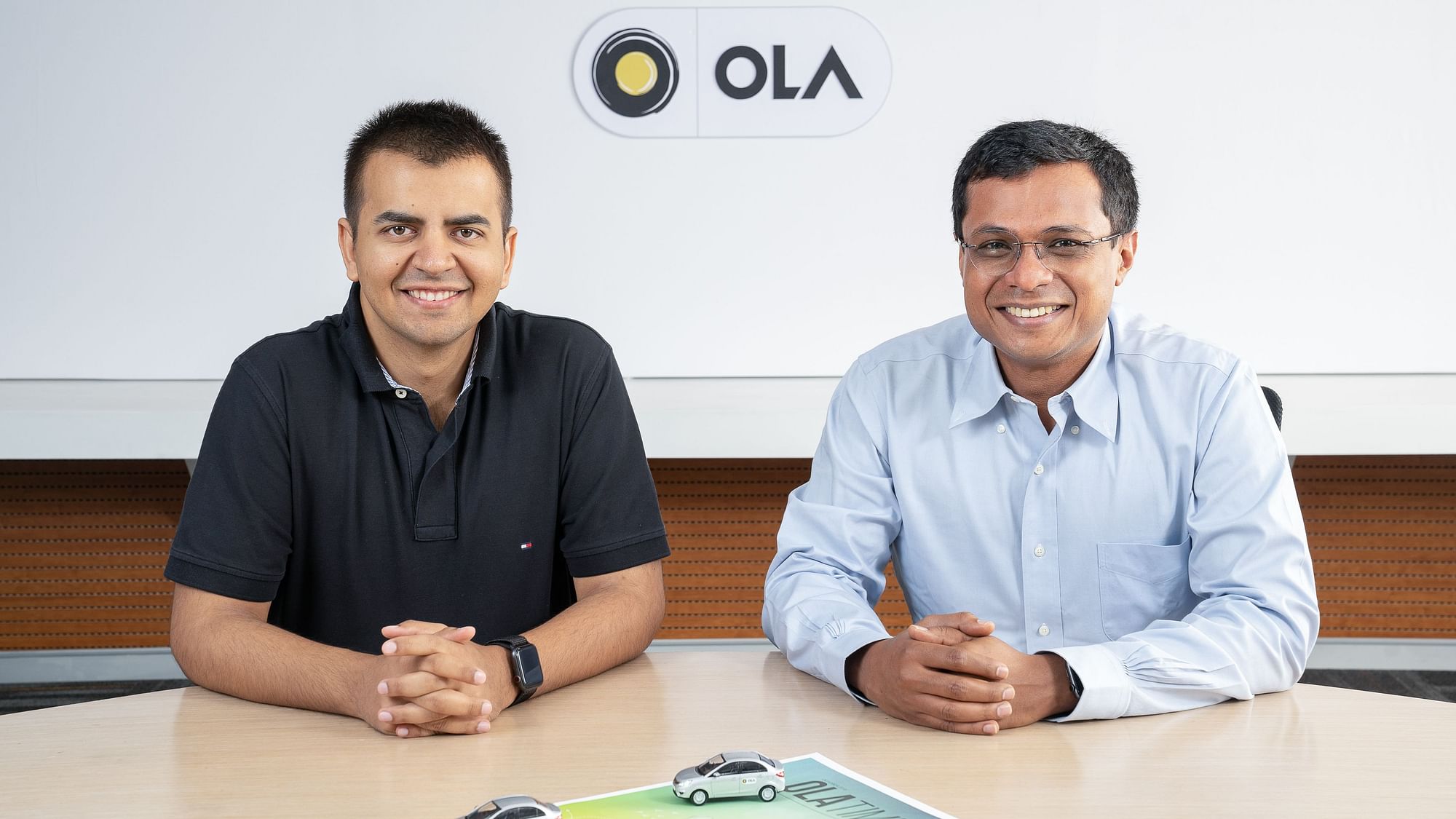 Bhavish Aggarwal, Co-founder &amp; CEO, Ola (left) and Sachin Bansal, Co-Founder, Flipkart (right)
