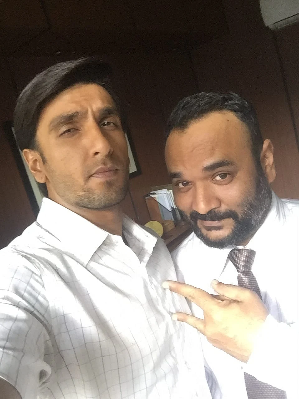 Vijay Maurya with Ranveer Singh.