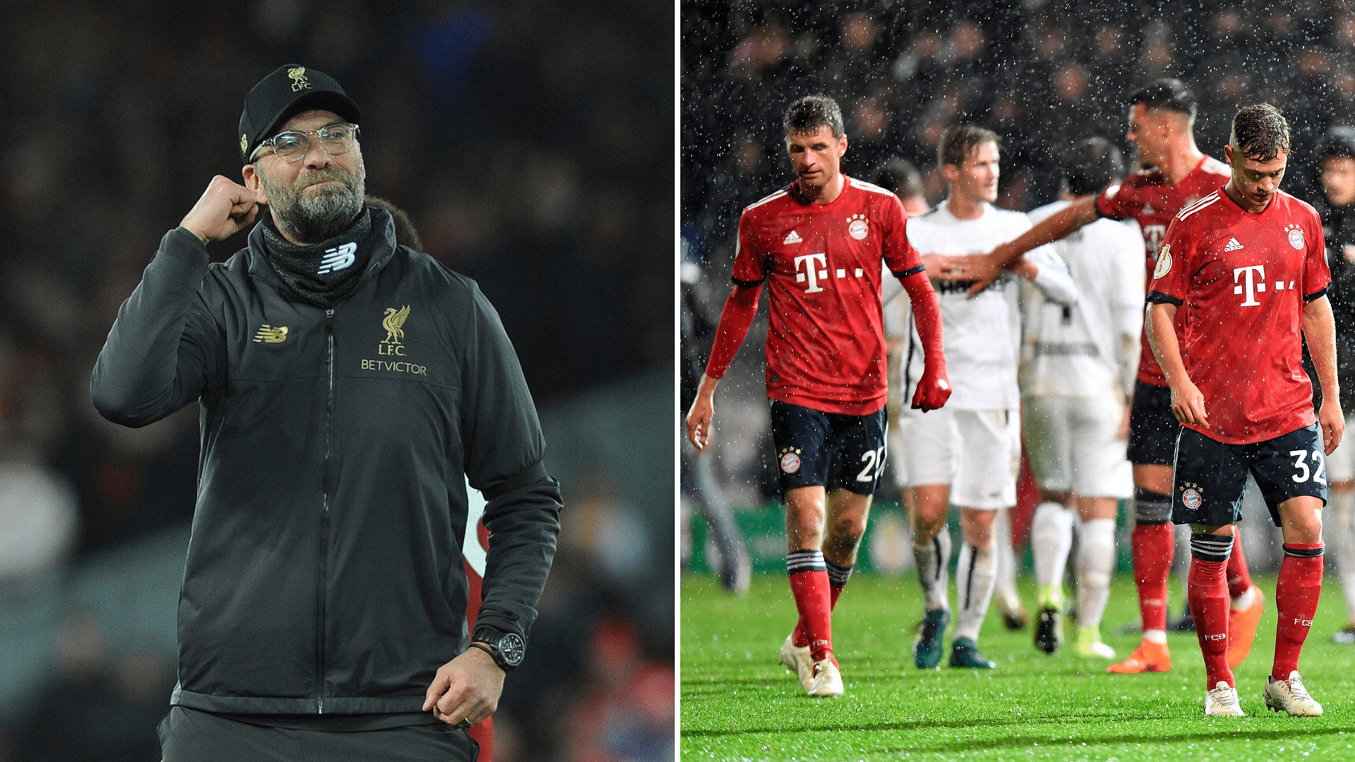 Jurgen Klopp’s Liverpool lock horns with Bayern Munich in the first leg of their UEFA Champions League round of 16 tie at Anfield.