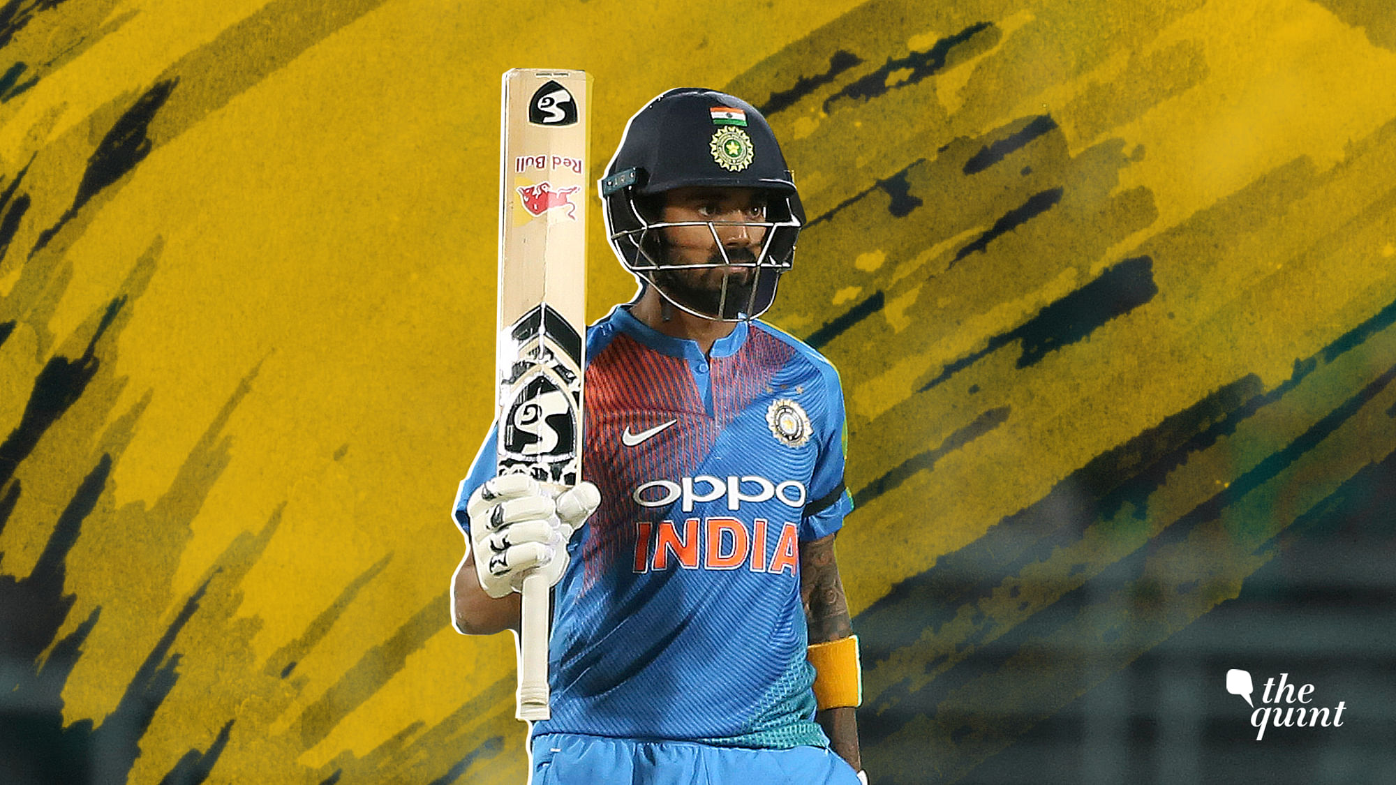 When KL Rahul reached his half-century in the first T20I against Australia at Visakhapatnam, it helped in easing up his nerves a lot.