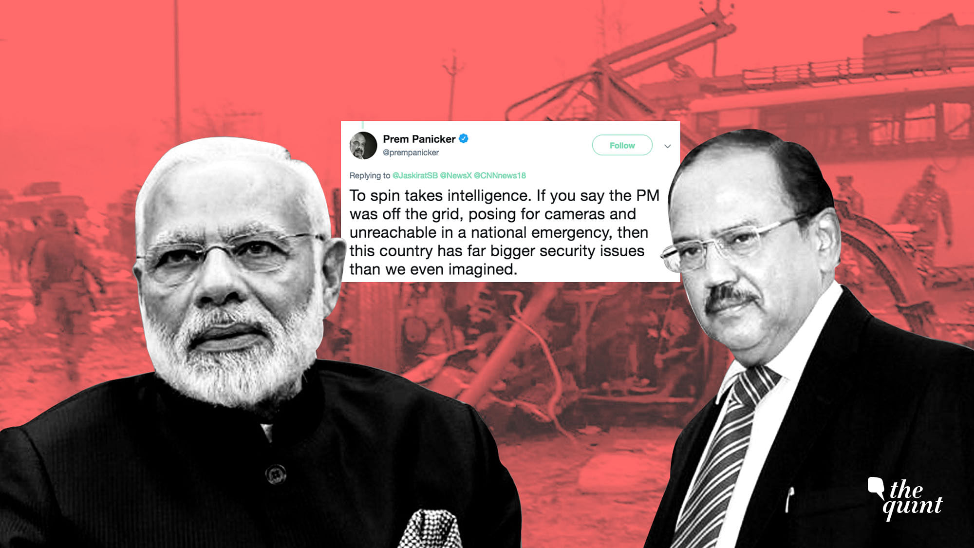 A news report, which has now been deleted, claimed that Prime Minister Narendra Modi is “miffed” with NSA Ajit Doval over “late info”.