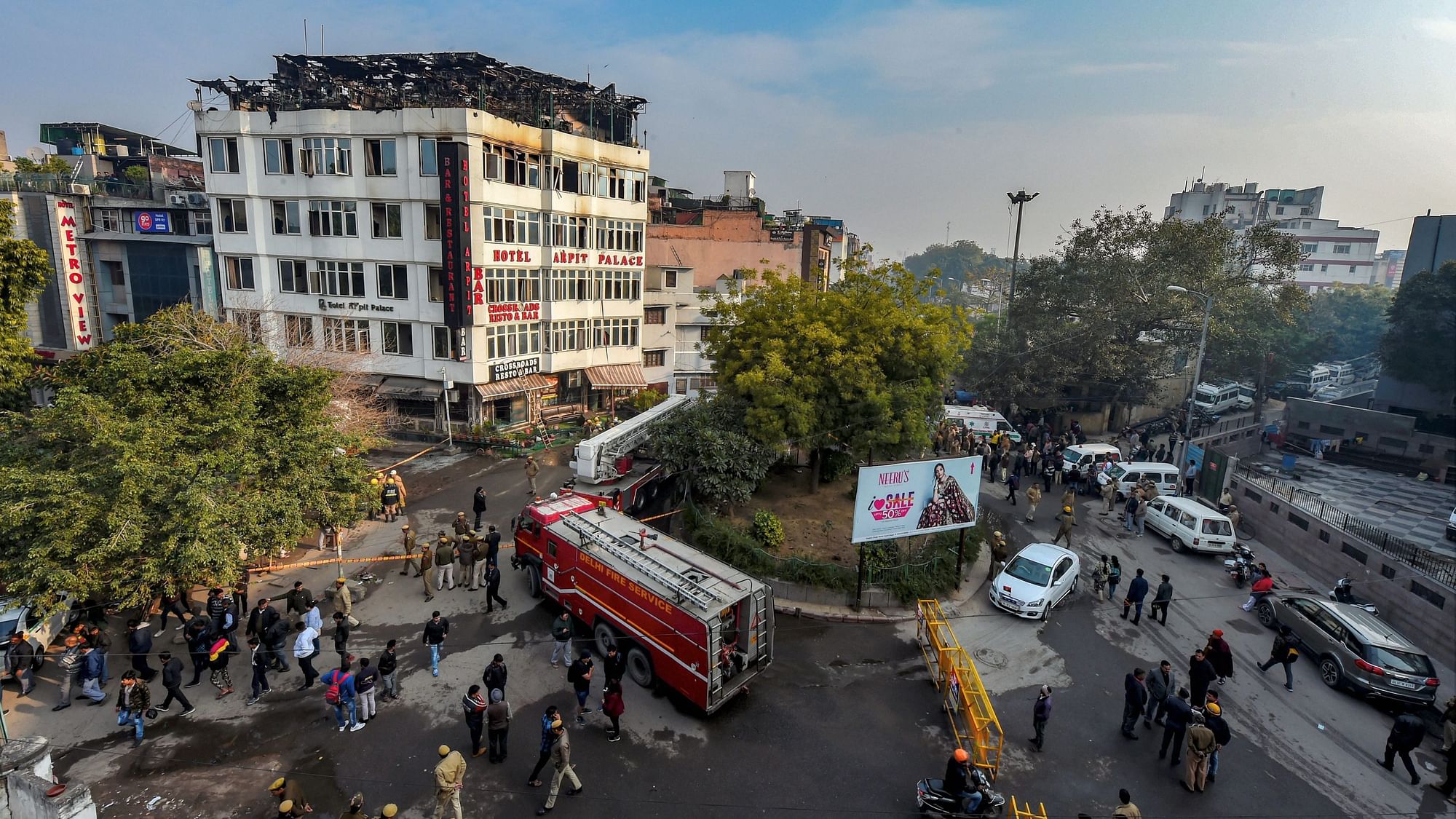 The fire that broke out at a hotel in Delhi’s Karol Bagh on Tuesday morning has claimed at least 17 lives.&nbsp;