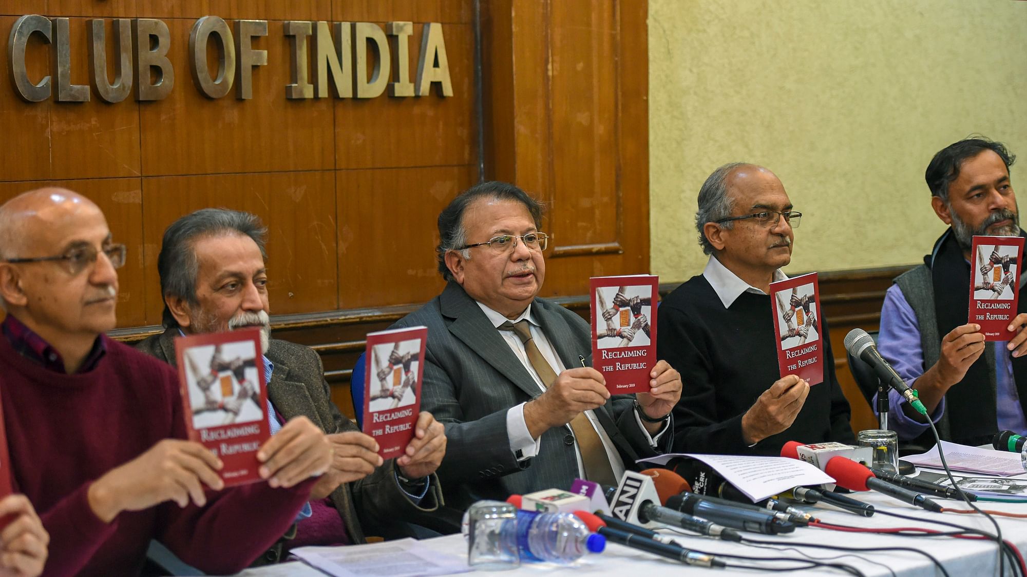 A group of eminent citizens have released a document under the Chairmanship of Justice AP Shah on Tuesday, 5 February, titled, ‘Reclaiming the Republic.’