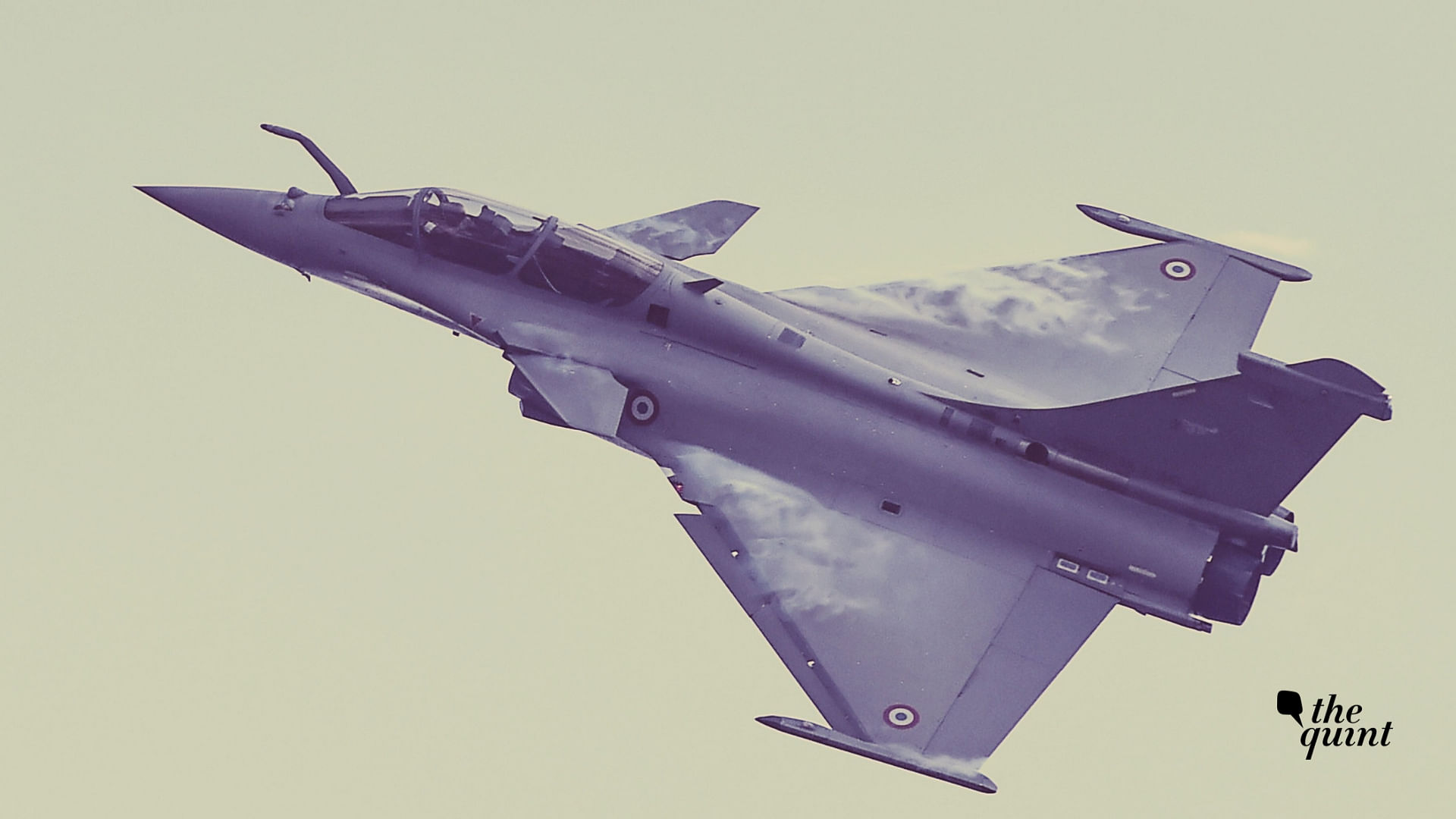 A Rafale fighter aircraft.&nbsp;
