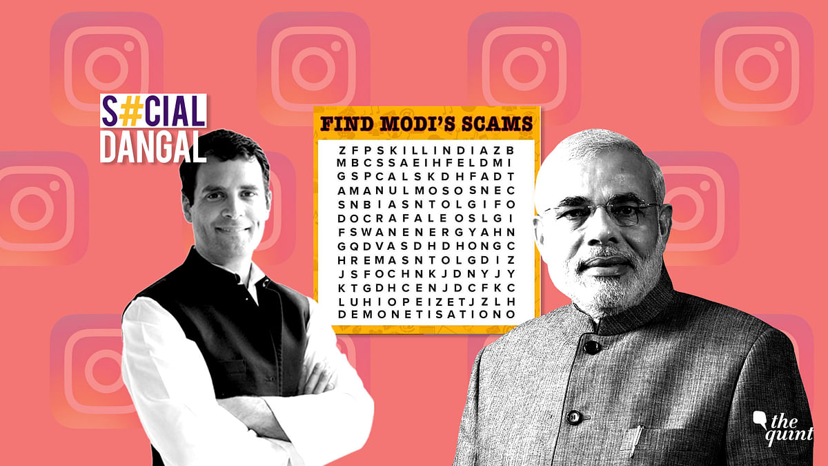 Congress’  Word Game on Instagram: ‘Find Modi’s Scams, Win Prizes’