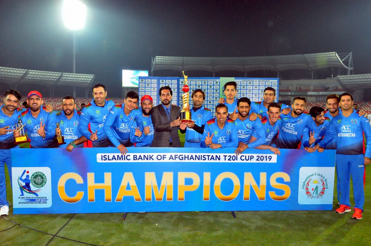 Rashid Khan became the first spinner to get a hat-trick in a T20 International as Afghanistan swept Ireland 3-0.
