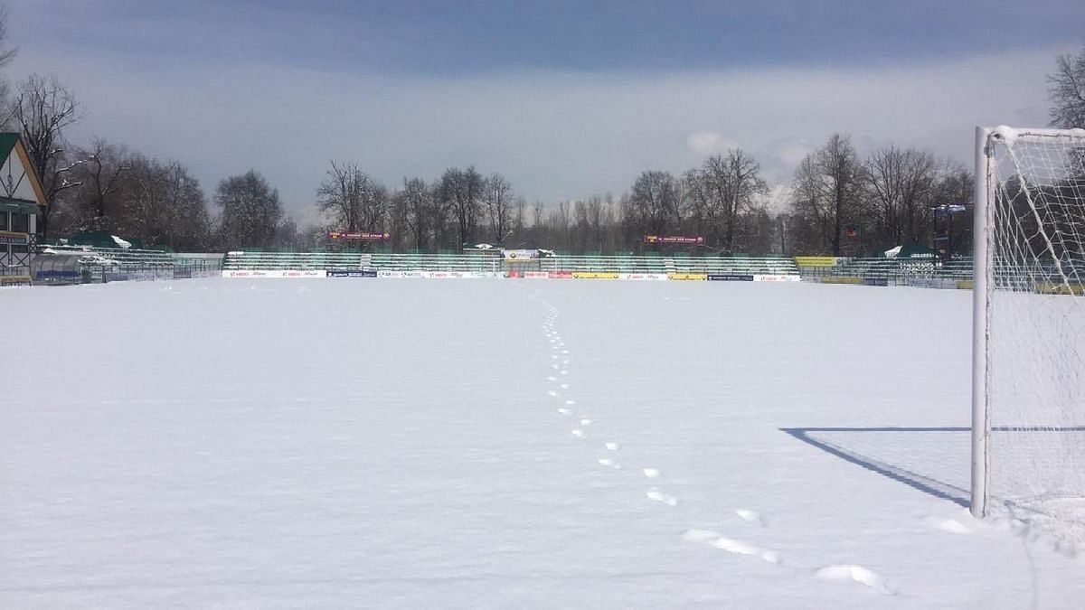 Snow-Covered Field Postpones Real Kashmir’s Match vs East Bengal