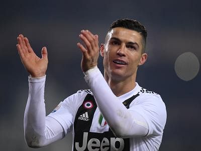 Cristiano Ronaldo. (Xinhua/Alberto Lingria/IANS)