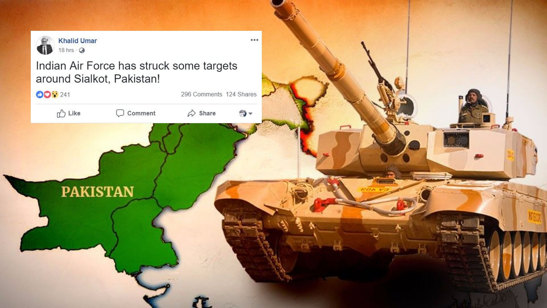 Many took to Twitter after mistaking sonic booms from Pakistan Air Force’s jets for war between India and Pakistan.