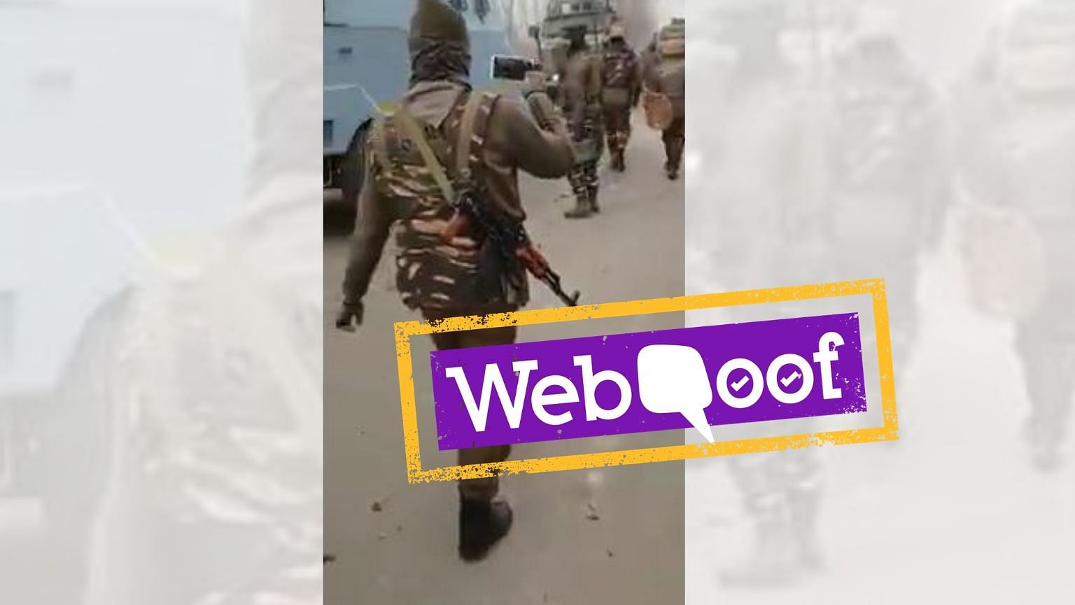 A viral video claiming to be an act of revenge for the Pulwama attack has resurfaced.