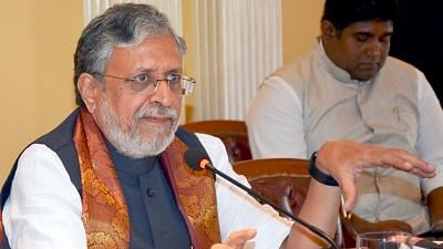 File image of Bihar Deputy Chief Minister Sushil Kumar Modi.