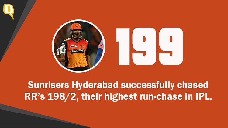 Sanju Samson’s century went in vain as Sunrisers Hyderabad beat Rajasthan Royals by 5 wickets.